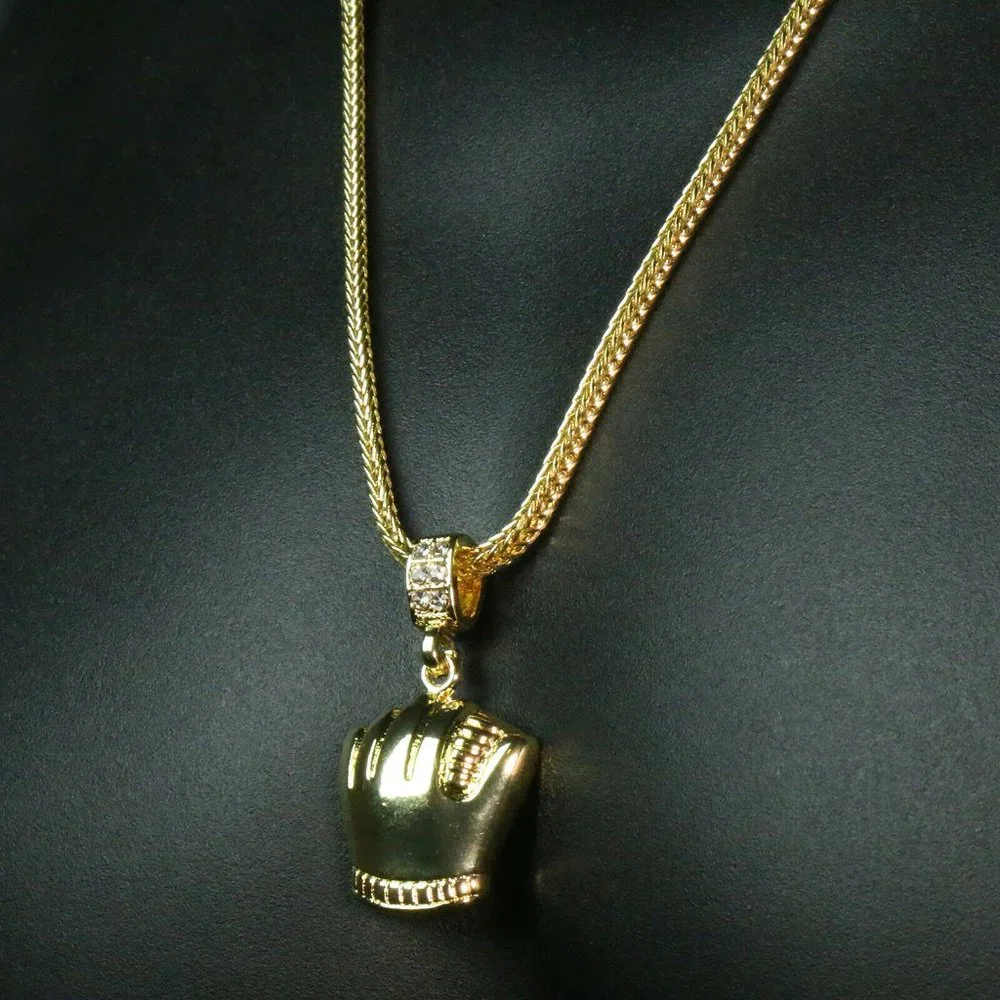 14k Gold Baseball Glove 24